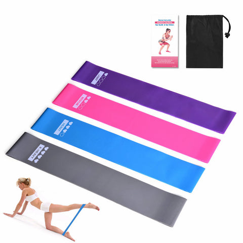 Bandes de résistance élastiques pour fessiers, équipement de musculation en caoutchouc pour le fitness, la gym et les ligues sportives, mini yoga
