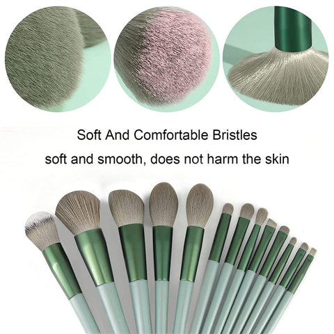 Lot de 13 pinceaux de maquillage, pinceau anticernes, pinceau fard à joues, pinceau poudre, pinceau fard à paupières, pinceau surligneur, pinceau fond de teint, outils de beauté cosmétiques