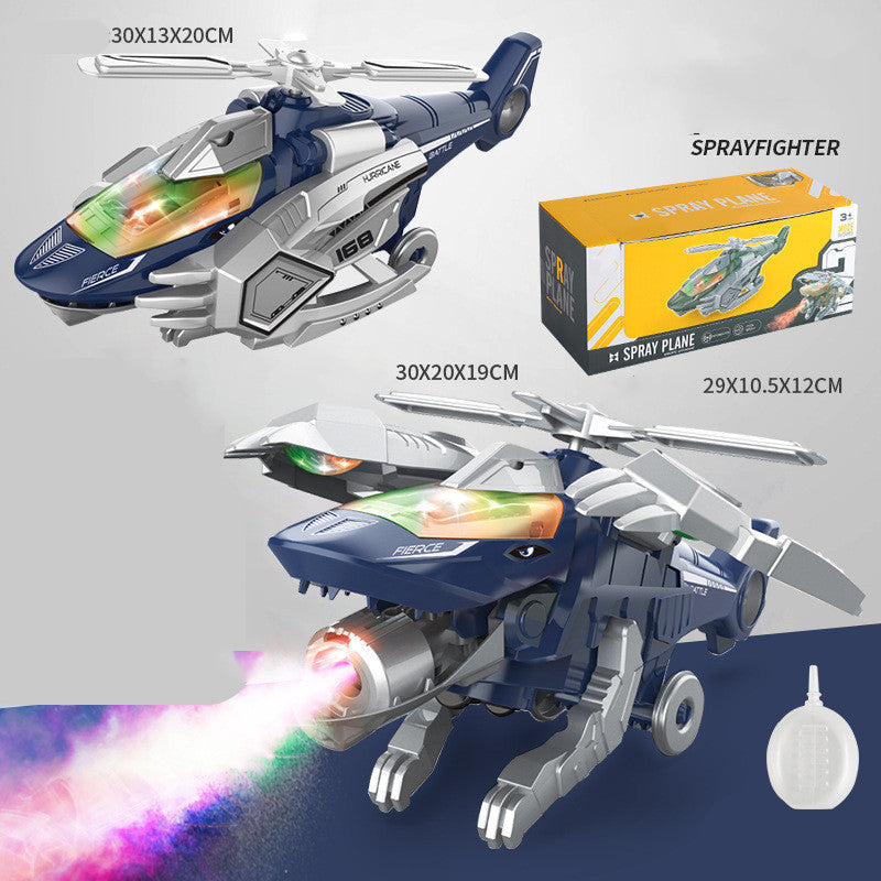 Deformation Fighter Electric Sound And Light Children's Toys