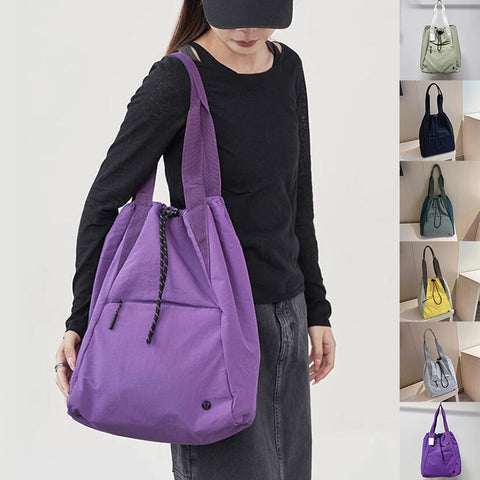 Sac à dos étanche avec cordon de serrage, sac à dos de sport, de fitness ou de yoga tendance pour femme, sac à bandoulière, sac de rangement pour le quotidien
