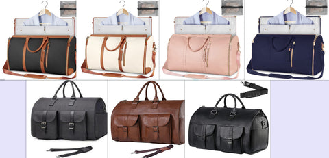Sac de voyage polochon grande capacité, sac à main pour femme, sac à costume pliable, sacs fourre-tout étanches pour vêtements