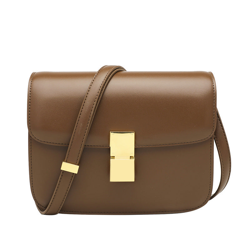 Women's Retro Leather Shoulder Messenger Bag - Fashionner
