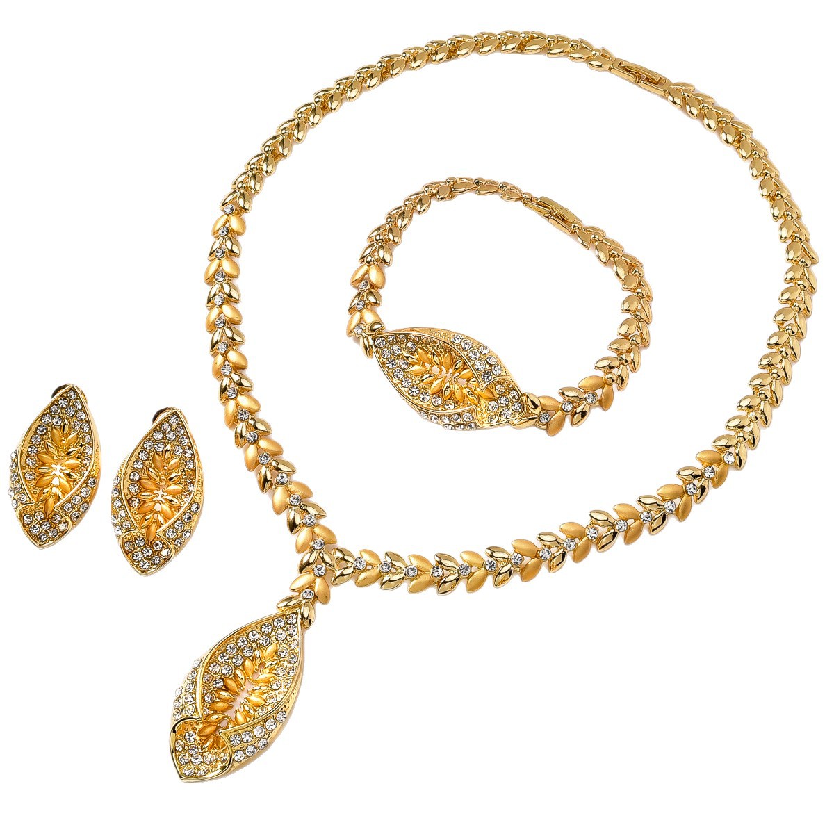 Buy Middle Eastern-Style Bridal Jewelry Set online at Fashionner.