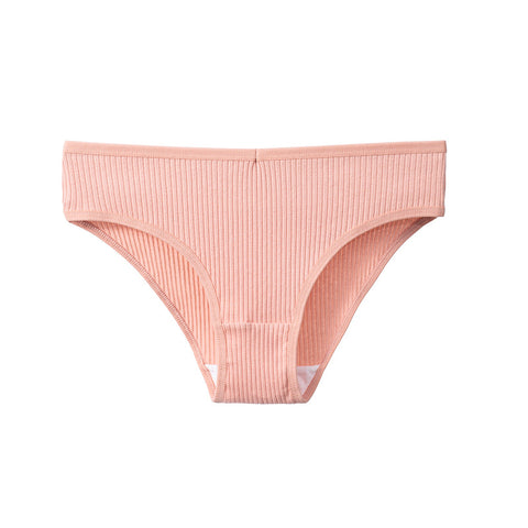 Women's Cotton Breathable Threaded Briefs - Fashionner