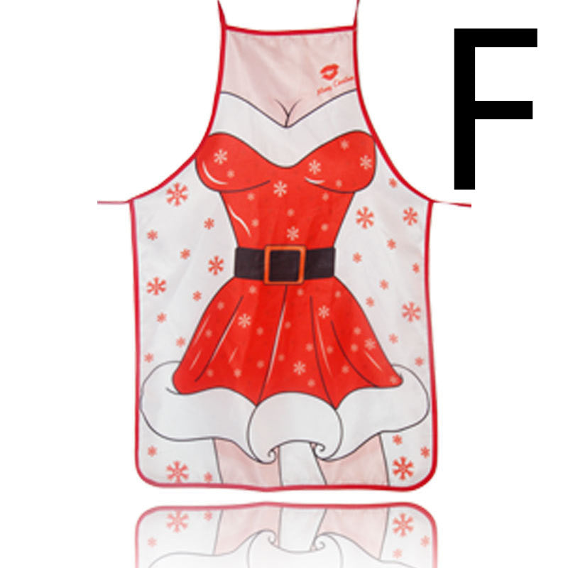 Christmas Apron Decoration Fabric Waist - Fashionner