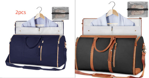 Sac de voyage polochon grande capacité, sac à main pour femme, sac à costume pliable, sacs fourre-tout étanches pour vêtements