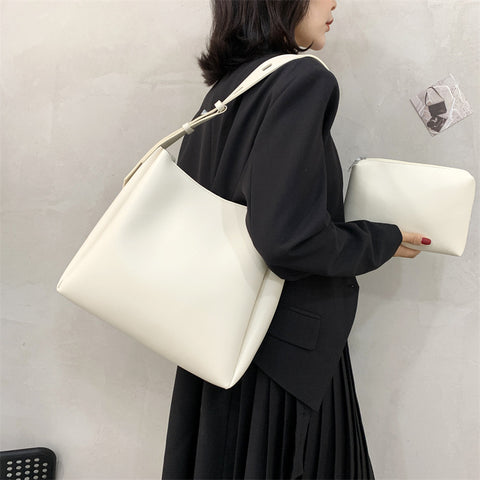 Large Shoulder Bag Women's Leisure Combination Tote Bag - Fashionner