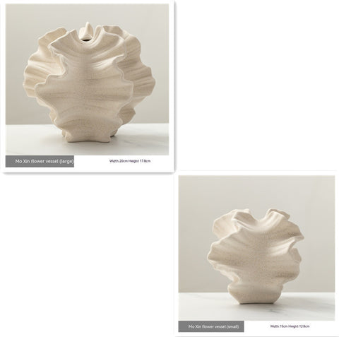 Vase en céramique hydroponique à double usage pour fleurs séchées