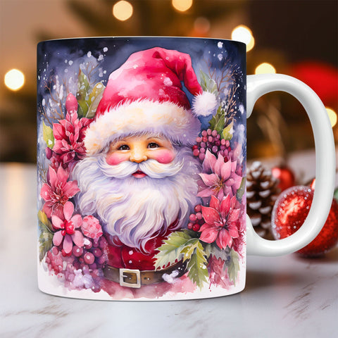 Tasse en céramique de Noël 3D créative, design spatial unique, bonhomme de neige, Père Noël, tasse à café, thé, lait, cadeaux de Noël pour enfants, adultes, gadgets de cuisine