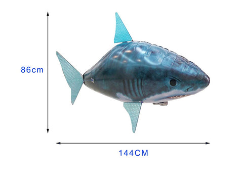Jouets requins télécommandés Poissons nageurs dans l'air Ballons RC infrarouges gonflables Avions RC volants Jouets pour enfants