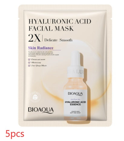 Masque facial au collagène hydratant et raffermissant Masque en tissu Acide hyaluronique Masques faciaux Soin de la peau Gel Soin de la peau