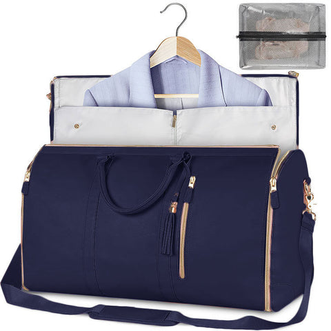 Sac de voyage polochon grande capacité, sac à main pour femme, sac à costume pliable, sacs fourre-tout étanches pour vêtements