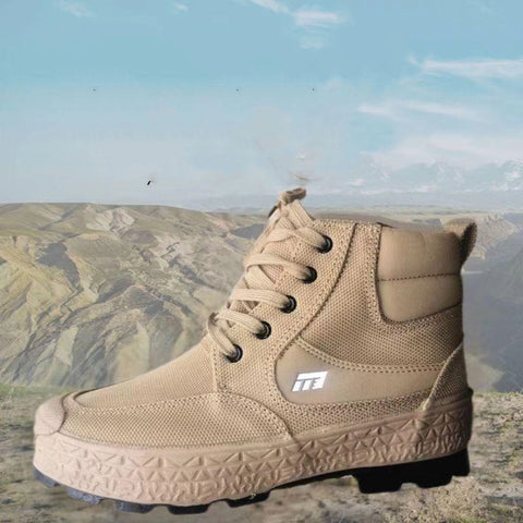 Chaussures décontractées antidérapantes en toile résistantes à l'usure pour hommes