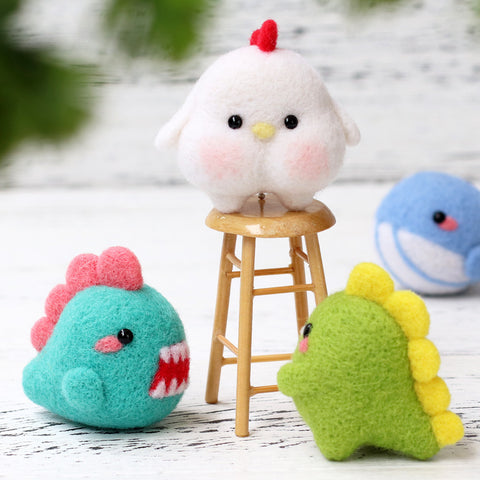 Kit de Matériel pour Fabriquer une Peluche en Feutre de Laine