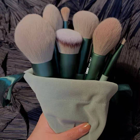 Lot de 13 pinceaux de maquillage, pinceau anticernes, pinceau fard à joues, pinceau poudre, pinceau fard à paupières, pinceau surligneur, pinceau fond de teint, outils de beauté cosmétiques