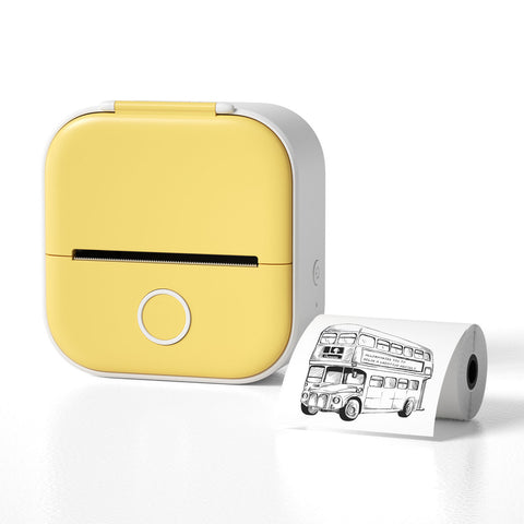Mini Imprimante Thermique Portable Imprimante Photo Maison Imprimante de Mauvaises Questions pour Étudiant Imprimante d'Étiquettes Mini Bluetooth Étiquette de Prix
