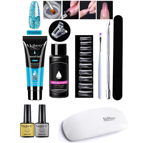 7-Piece Nail Art Crystal Extender Set - Fashionner