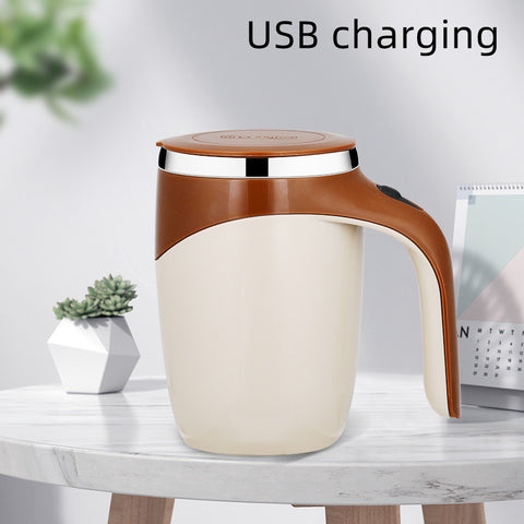 Tasse à café mélangeuse automatique, modèle rechargeable, tasse à agitation électrique de grande valeur, tasse à eau magnétique rotative paresseuse pour milk-shake