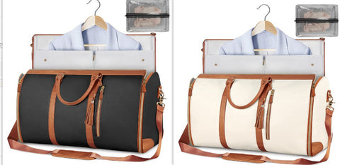 Sac de voyage polochon grande capacité, sac à main pour femme, sac à costume pliable, sacs fourre-tout étanches pour vêtements