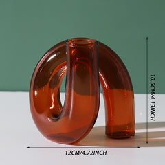 Creative Heterosexual Glass Flower Arrangement Hydroponic Bottle Furniture Model Room