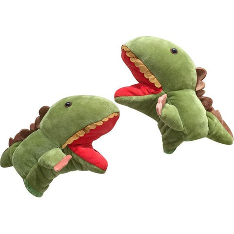 Gants dinosaures d'automne et d'hiver pour femme motif dessin animé