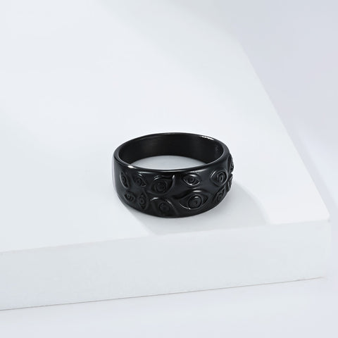 Buy Retro Evil Eye Titanium Steel Ring For Men online at Fashionner.