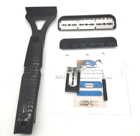 Manual Hair Scraper For Blade Replacement Body Hair Scraper Folding Shaving Lumbar Intervertebral Disc - Fashionner