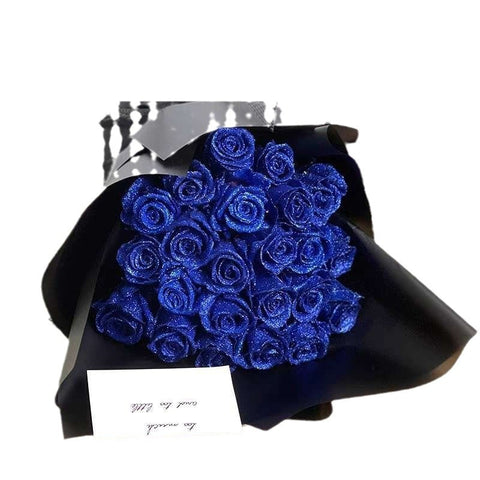 Bouquet de mariée personnalisé de la Saint-Valentin avec fleurs fraîches éternelles