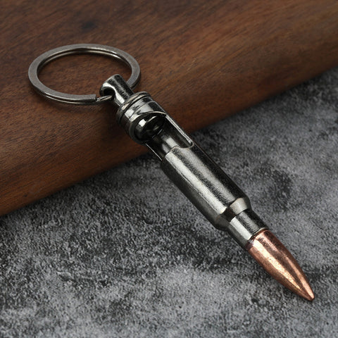 Porte-clés en métal Ouvre-bouteille Balle Pendentif créatif