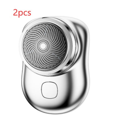 Mini rasoirs électriques portables sans fil pour le visage, rechargeables par USB, rasoir électrique humide et sec indolore, petite machine à raser pour hommes