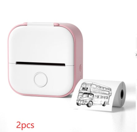 Mini Imprimante Thermique Portable Imprimante Photo Maison Imprimante de Mauvaises Questions pour Étudiant Imprimante d'Étiquettes Mini Bluetooth Étiquette de Prix