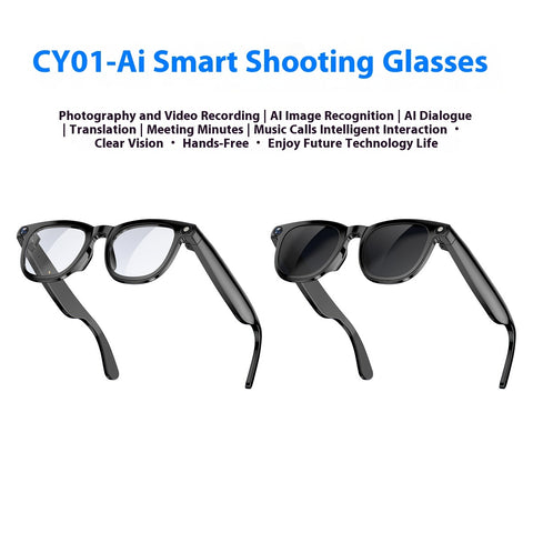 Lunettes intelligentes IA à double objectif 800w