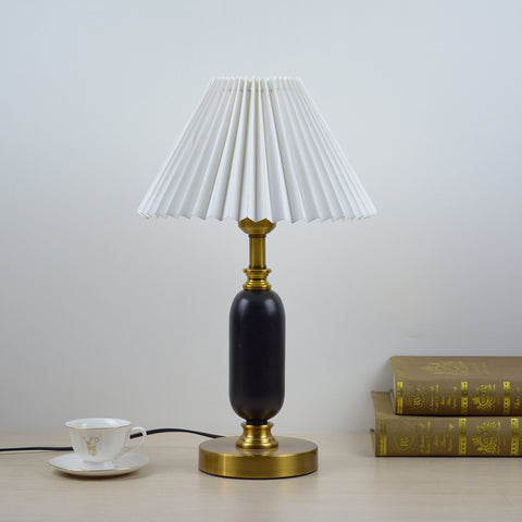 Lampe décorative de chambre principale de mariage en céramique de style chinois chaleureux