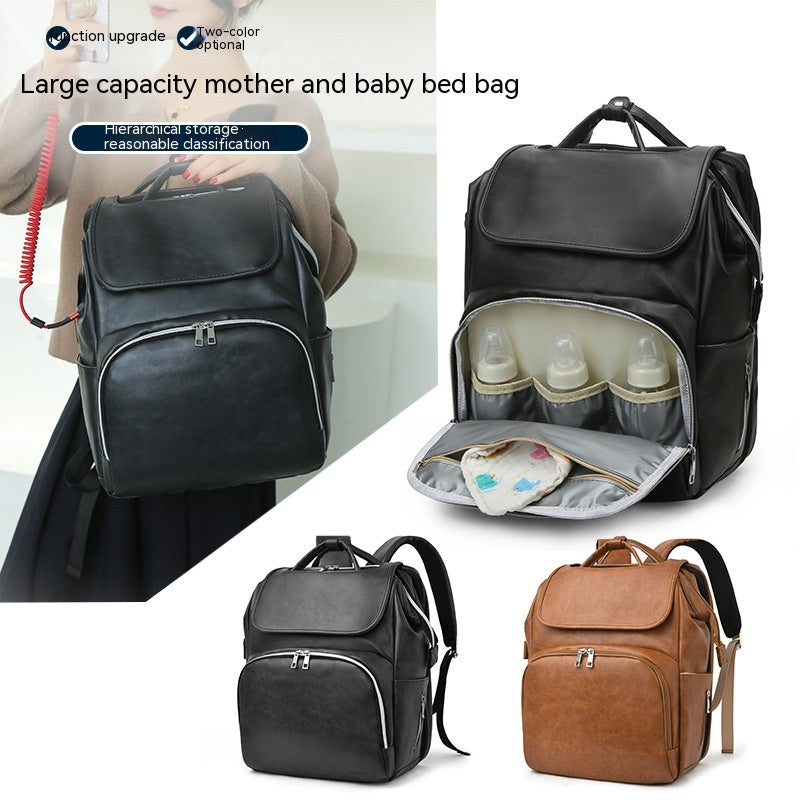 Portable Shoulder Multi-functional Dry Wet Separation Anti-mosquito Baby Diaper Bag - Fashionner