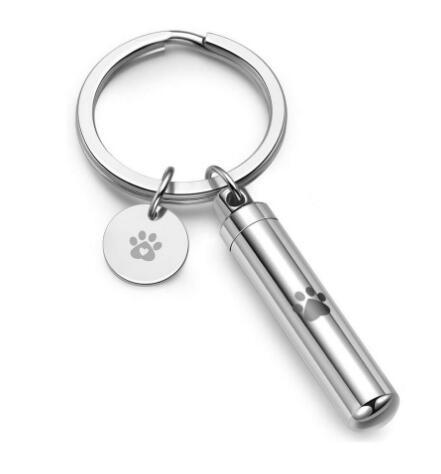 Pendentif cylindrique pour cendres cinéraires, souvenir