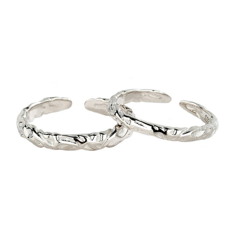 Bague de couple en argent sterling, modèle coréen pour homme et femme