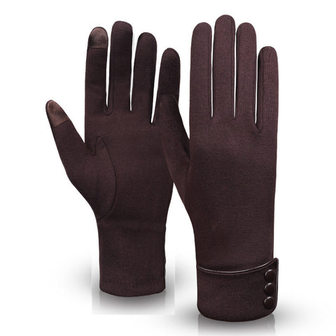 Gants d'hiver en polaire thermique pour la maison