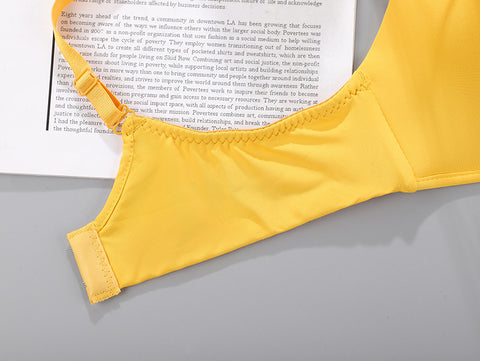 Soutien-gorge sans armature pour femme, respirant et rehausseur
