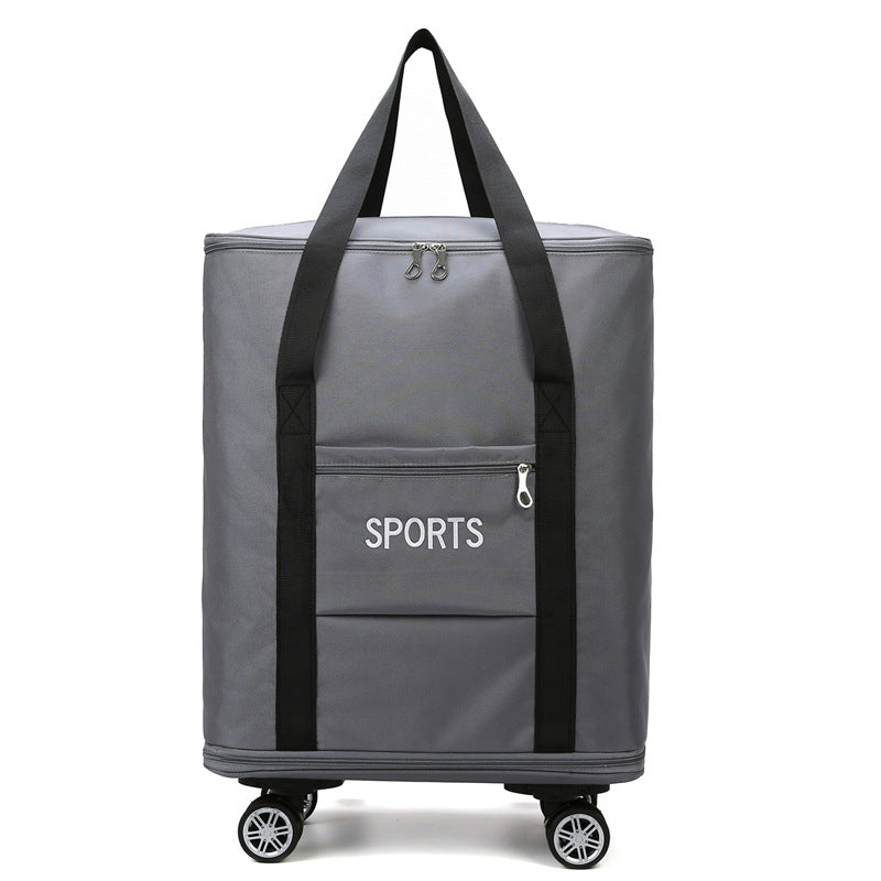 Removable Universal Wheel Large Capacity Expansion Storage Bag - Fashionner
