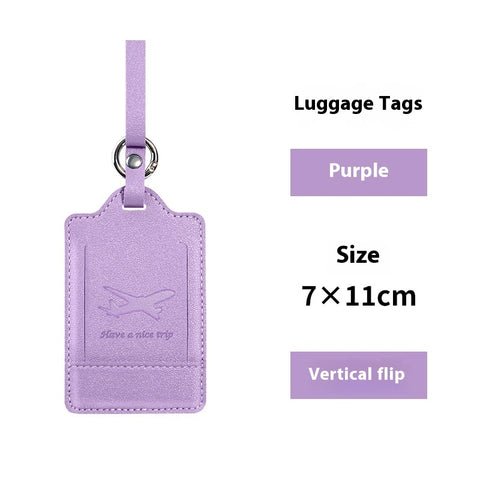 Customized Luggage Anti-lost Listing Tag Travel Boarding Consignment Label