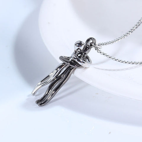 Buy S925 Sterling Silver Villain Hug Necklace online at Fashionner.