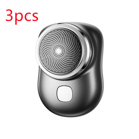 Mini rasoirs électriques portables sans fil pour le visage, rechargeables par USB, rasoir électrique humide et sec indolore, petite machine à raser pour hommes