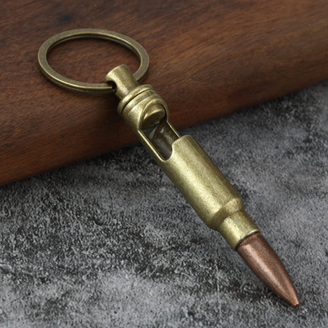 Porte-clés en métal Ouvre-bouteille Balle Pendentif créatif