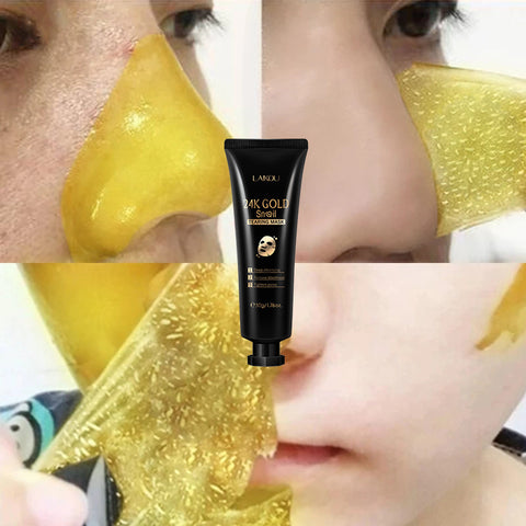 Masque Hydratant Détachable à la Bave d'Escargot et aux Feuilles d'Or