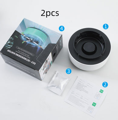 Buy Smoke Removal Air Purification Ashtray Anion Purification Practical Automatic Purifier Ashtray Portable Gadgets For Car Ashtray online at Fashionner.