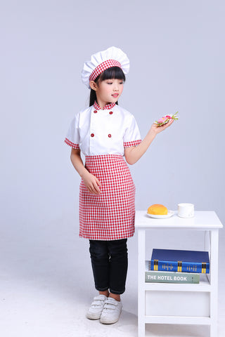 Chef Uniform Costume Children's COS Chef Role-playing Clothes