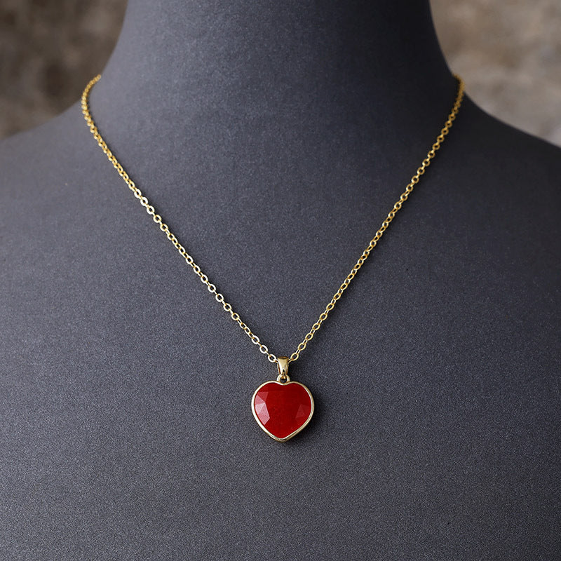 Buy French-Style Laid-Back 18K Gold-Plated Chain Pendant Necklace online at Fashionner.