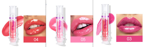 Nouveau Tube Rouge à Lèvres Riche Couleur Lèvre Légèrement Épicé Miel à Lèvres Miroir à Lèvres Brillant à Lèvres Miroir Liquide Rouge à Lèvres