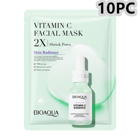Masque facial au collagène hydratant et raffermissant Masque en tissu Acide hyaluronique Masques faciaux Soin de la peau Gel Soin de la peau