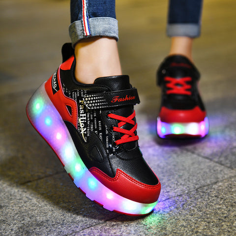 Chaussures de sport à roulettes à deux roues pour enfants Heelys, pour garçons et filles